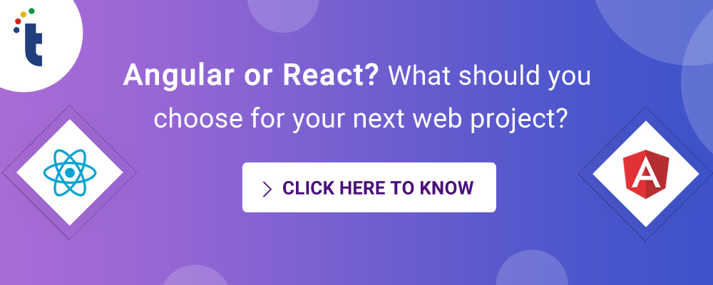 Angular or React CTA