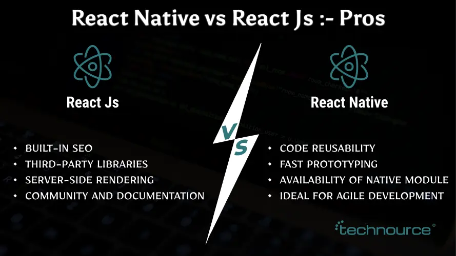 Advantages of React and React Native