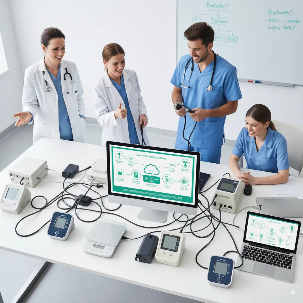 Connecting MVV with Different Health Devices