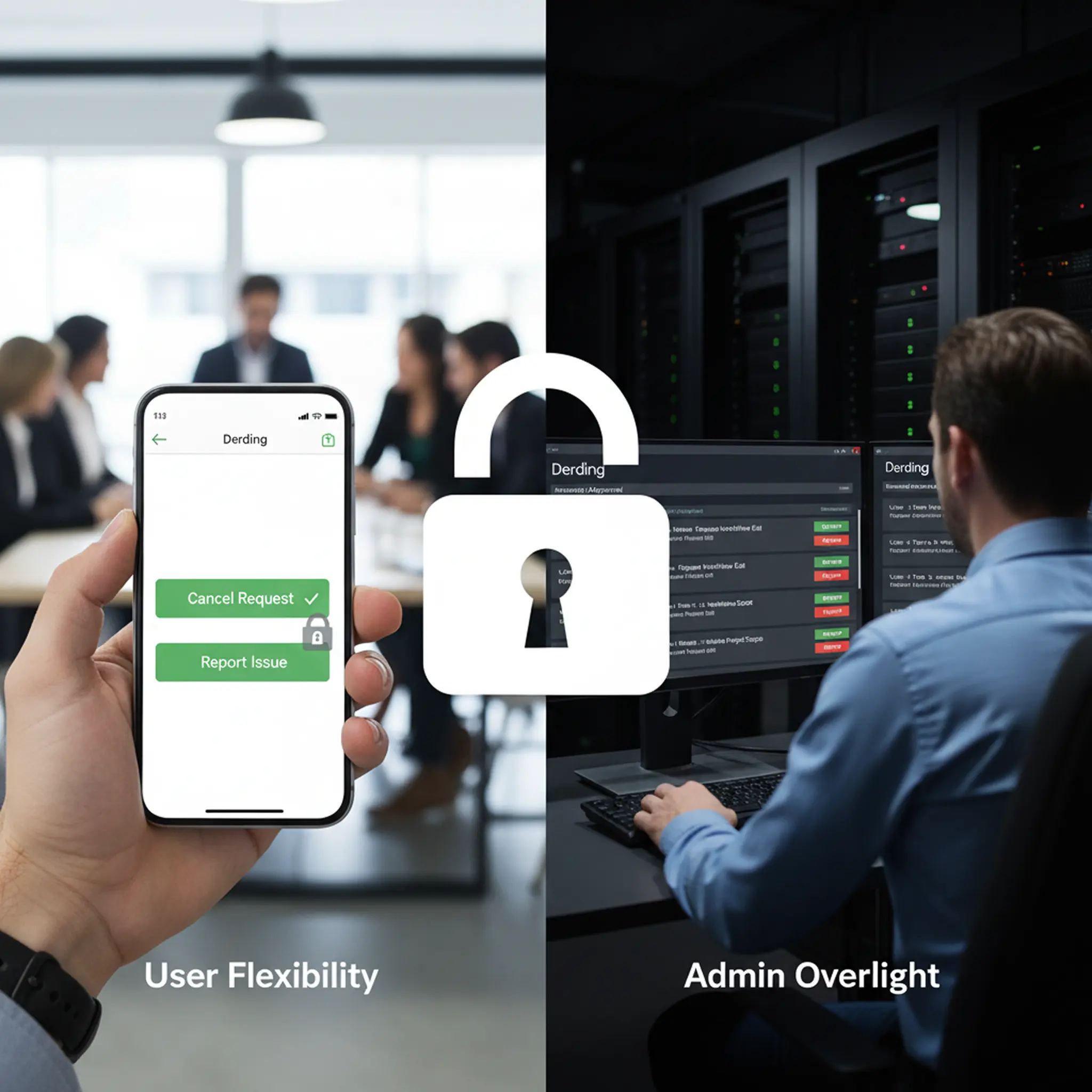 Balancing User Flexibility with Admin Oversight