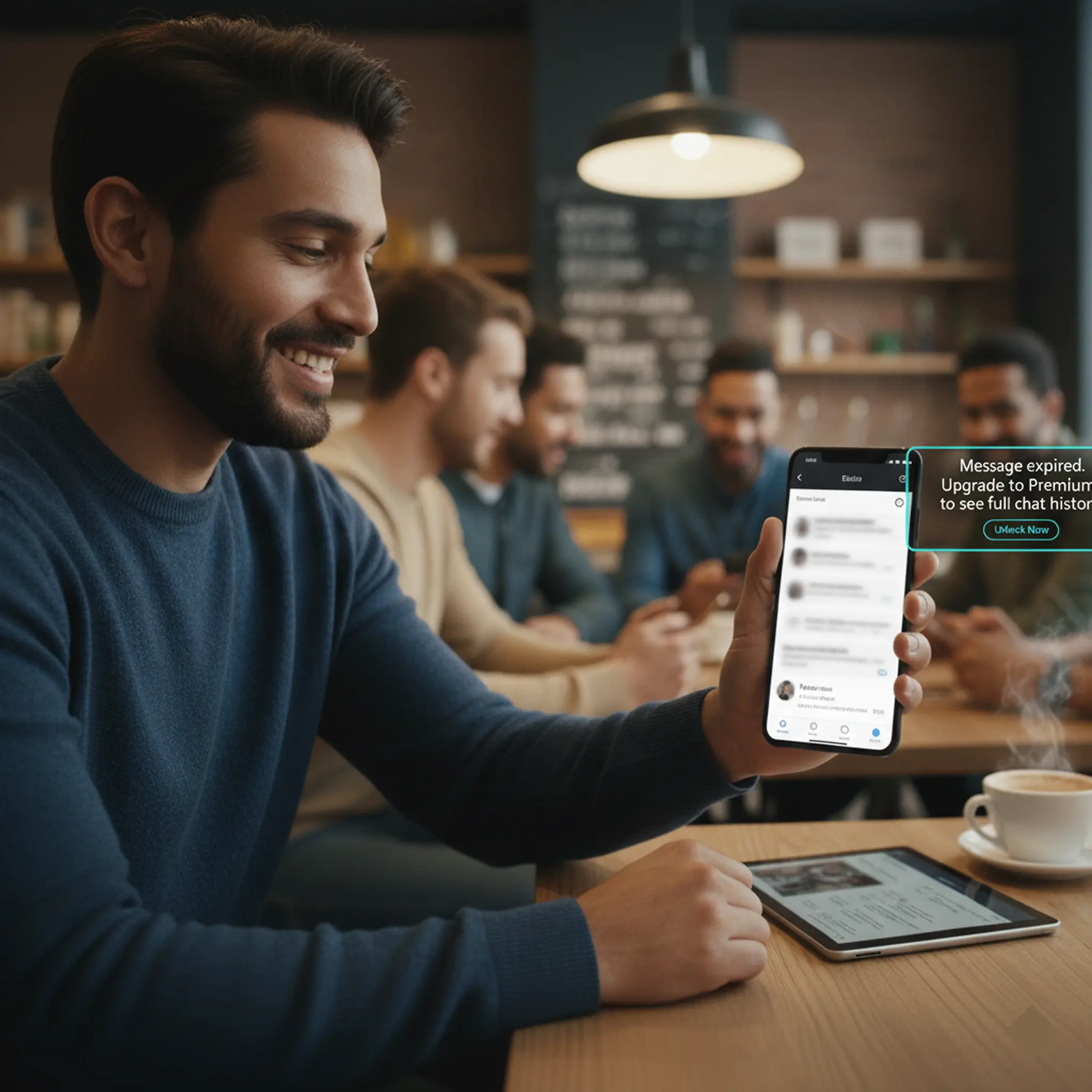 Message Blur Functionality for Free Users