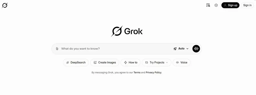 Grok AI - Best for Fetching Current Information