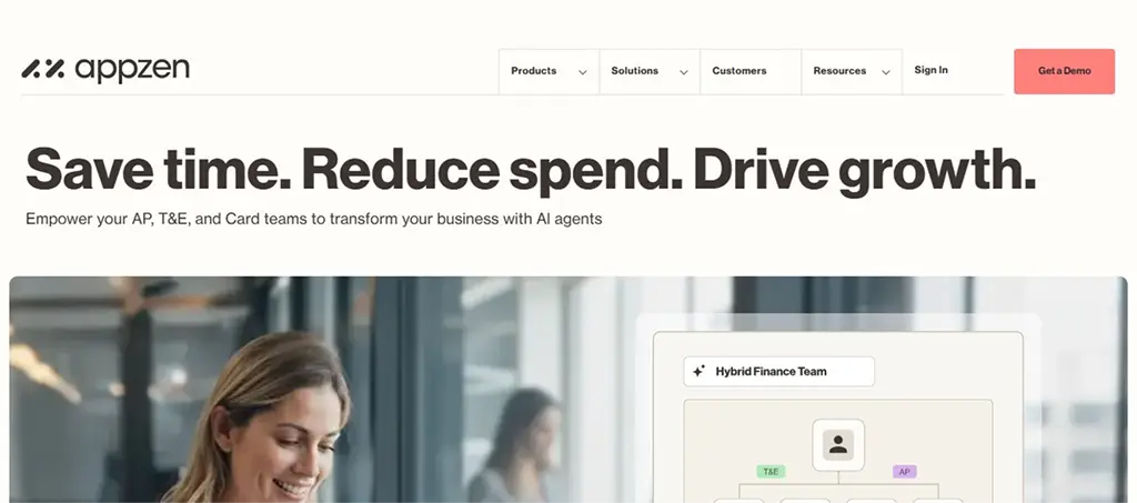 Picture of Appzen Home Page