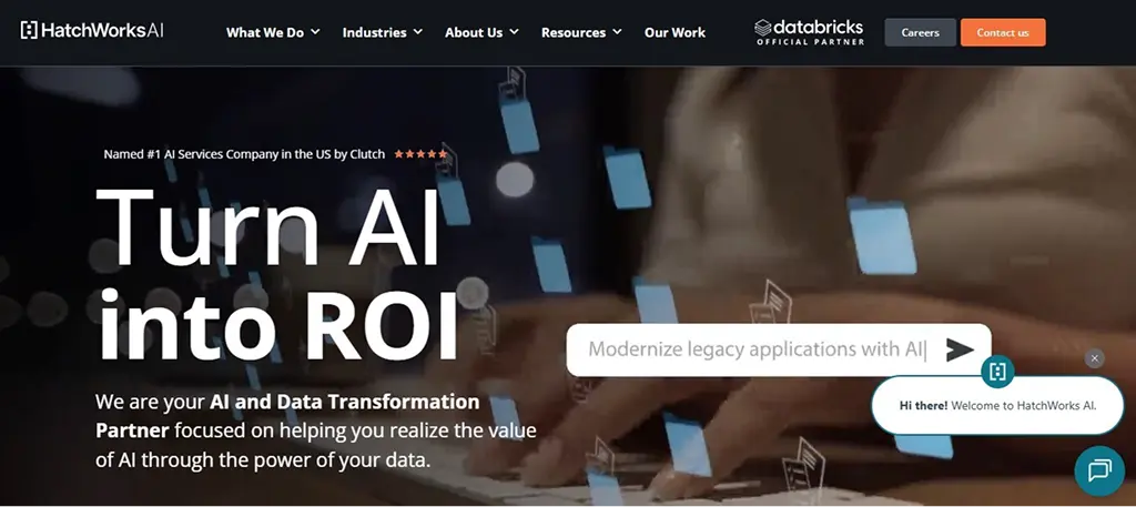Picture of HatchWorks AI Home Page