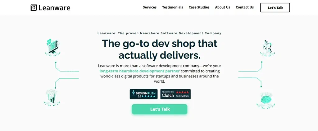 Picture of Leanware Home Page