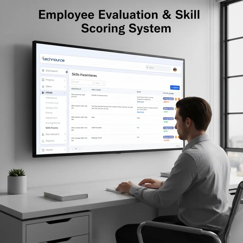 Employee Evaluation & Skill Scoring System